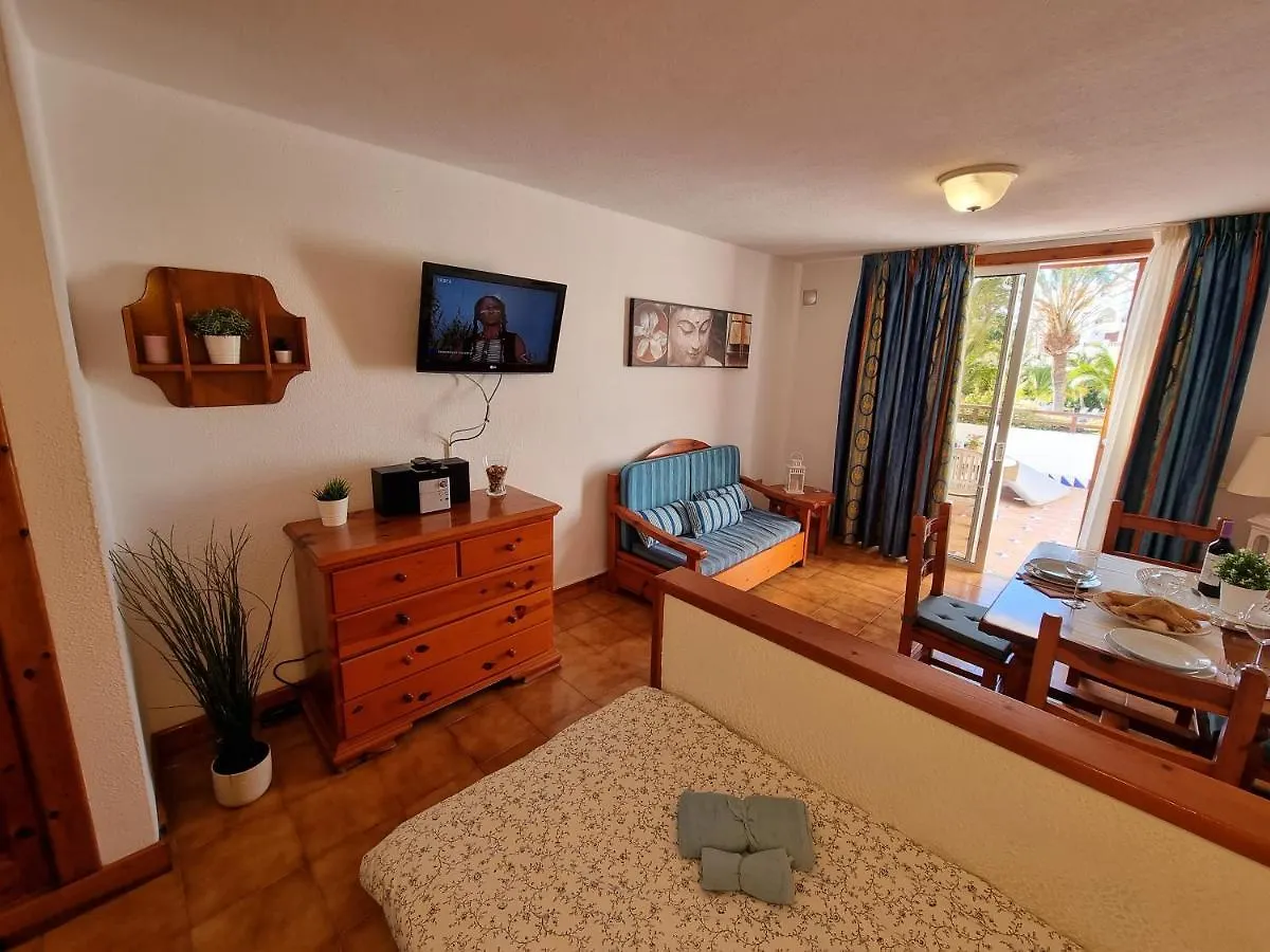بلايا ذي لاس أميريكاس Studio Apartment No 1 Directly On The Beach And Sea, Terrace, Heated Pool, Wifi