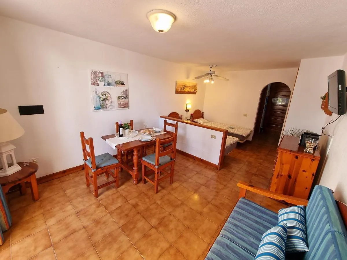 Studio Apartment No 1 Directly On The Beach And Sea, Terrace, Heated Pool, Wifi Playa de las Americas  0*, Playa de las Americas (Tenerife)