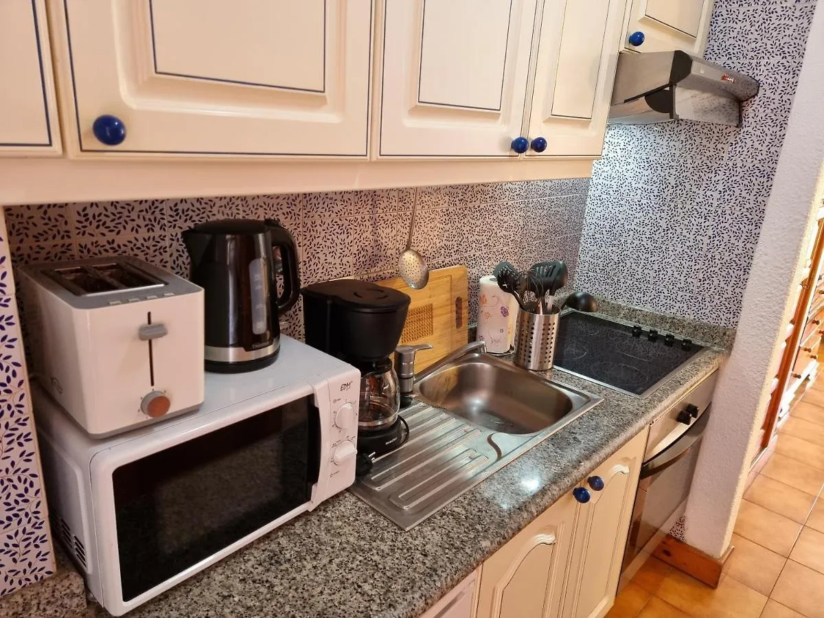 بلايا ذي لاس أميريكاس Studio Apartment No 1 Directly On The Beach And Sea, Terrace, Heated Pool, Wifi 0*, بلايا ذي لاس أميريكاس إسبانيا